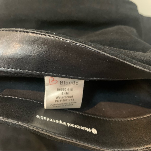 WATERPROOF Leather Blondo Tallis Genuine Suede Boots - Picture 7 of 10